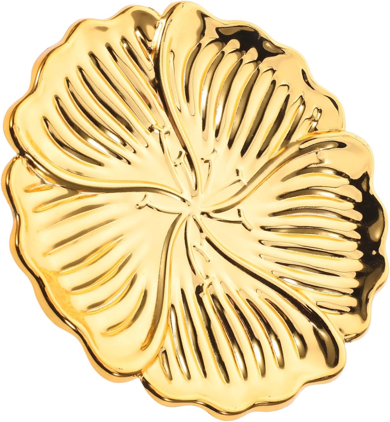 PRETYZOOM Iron Decorative Tray for Candle Teacup Jewelry