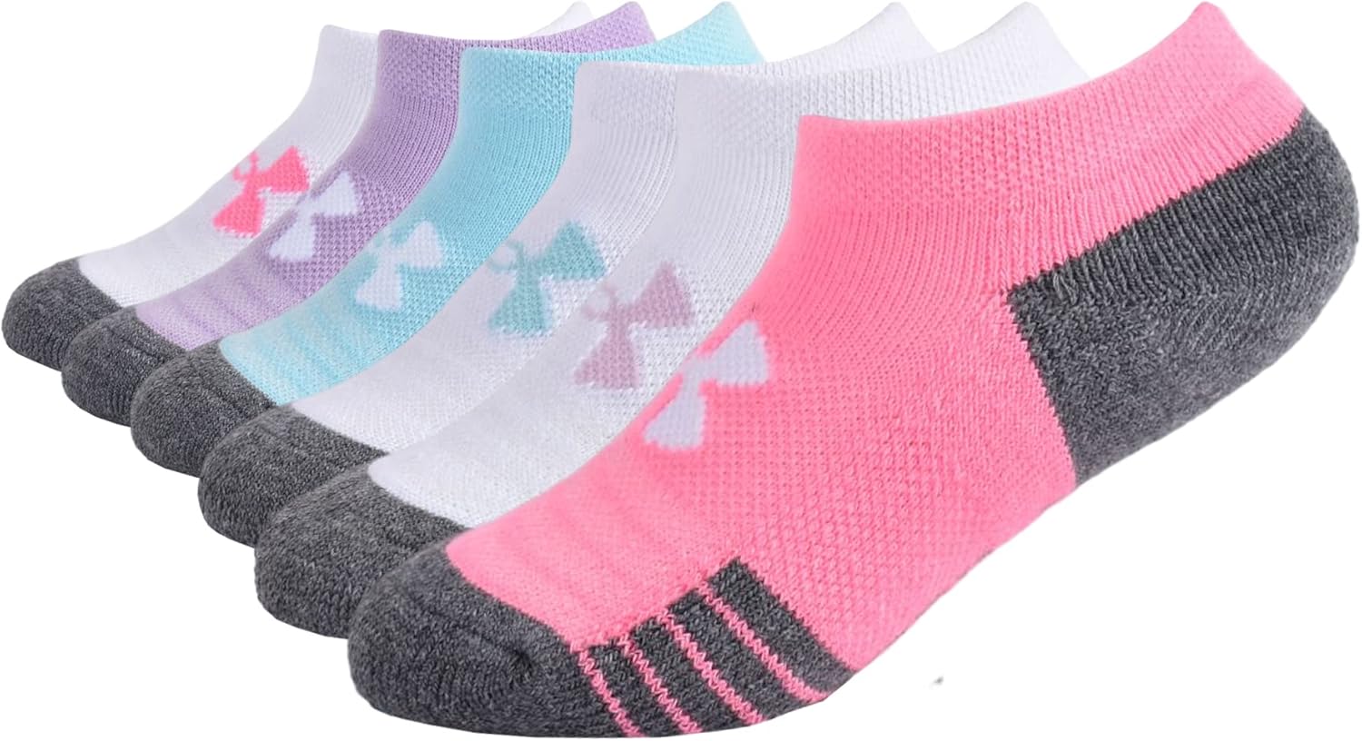 Under Armour Girls Cool Moisture-Wicking Socks