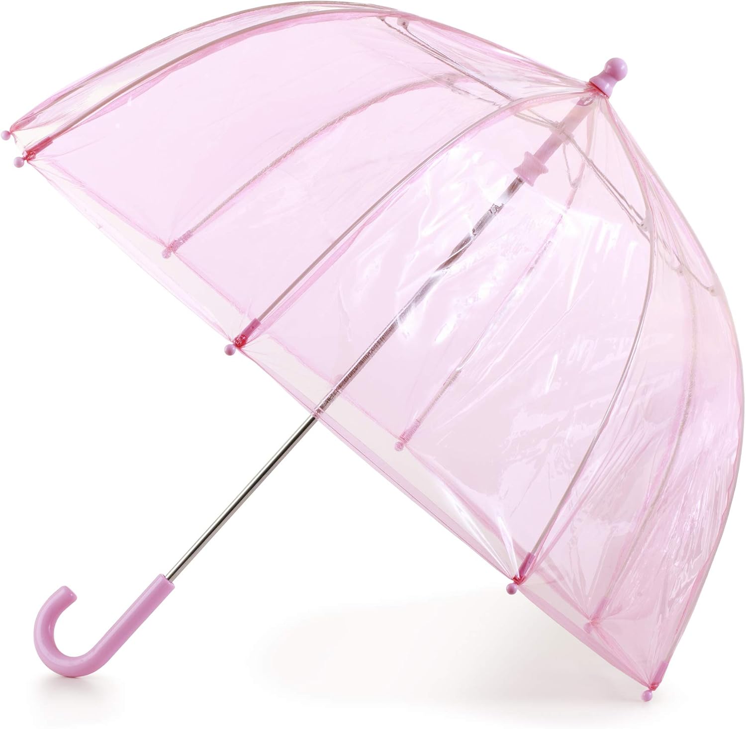 Totes Kids Clear Bubble Umbrella with Dome Canopy 38 Pink 1