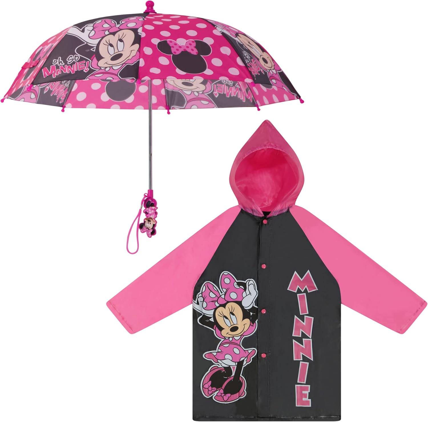 Disney Kids Umbrella and Slicker Set for Ages 2-7