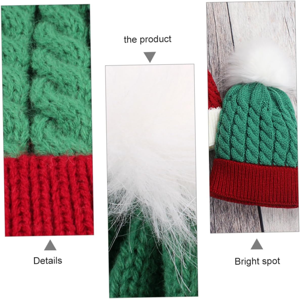 PRETYZOOM Autumn Woolen Knit Hat for Kids