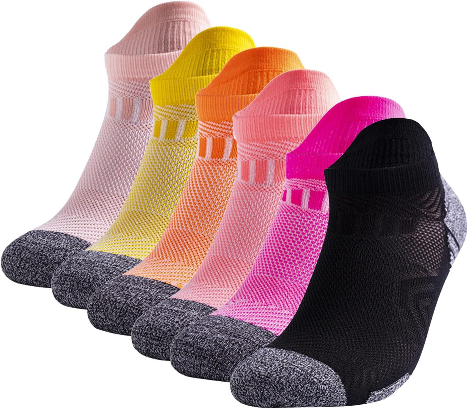 Mens Cushioned Crew Socks - Breathable Comfortable