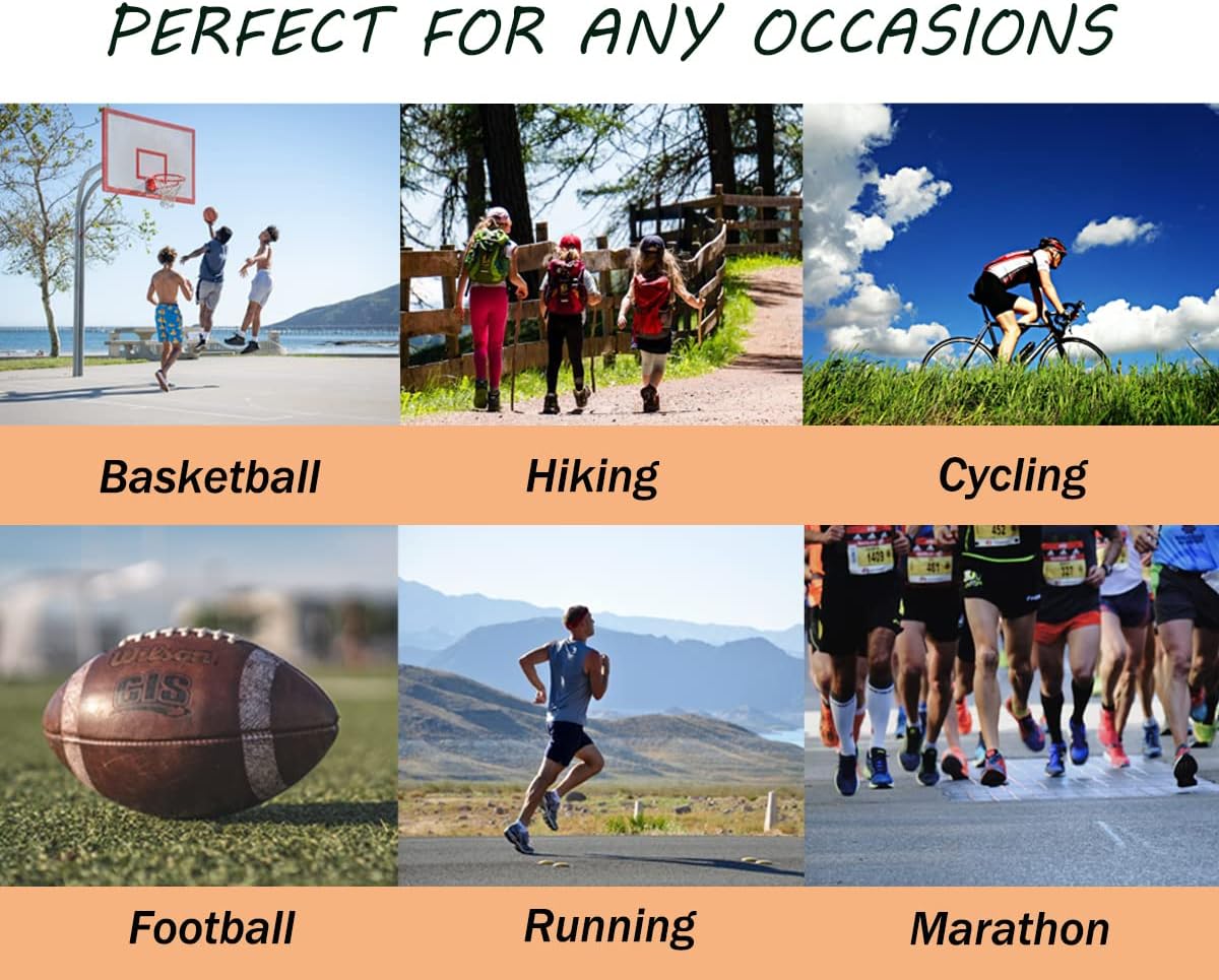 Yoknatt Elite Compression Basketball Socks for Men Women