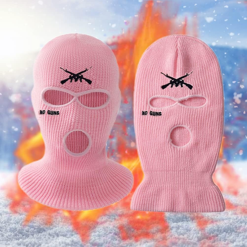 3 Hole Ski Mask Balaclava Winter Thermal for Men Women Blue 1