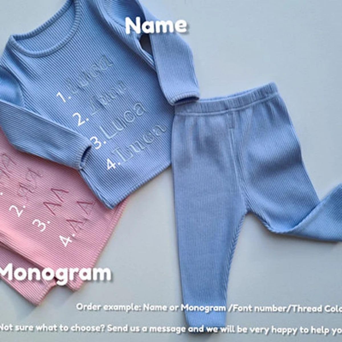 Personalised Baby Zip Bodysuit with Name Initials