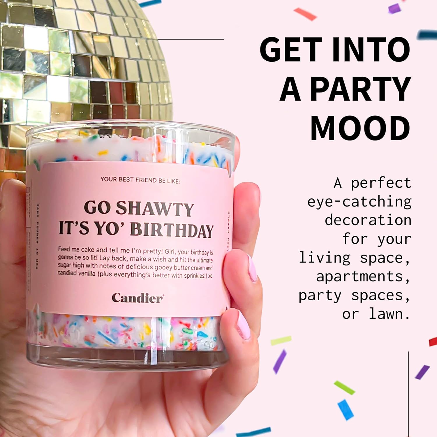 Birthday Cake Scented Candle - Candier by Ryan Porter 1