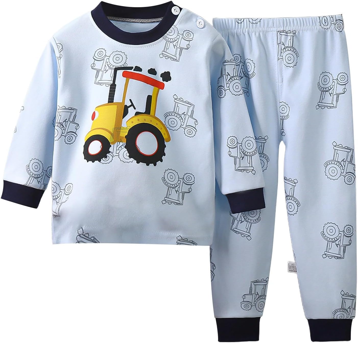 Kids Jammies Set for Boys Girls Spring Thin Pajamas