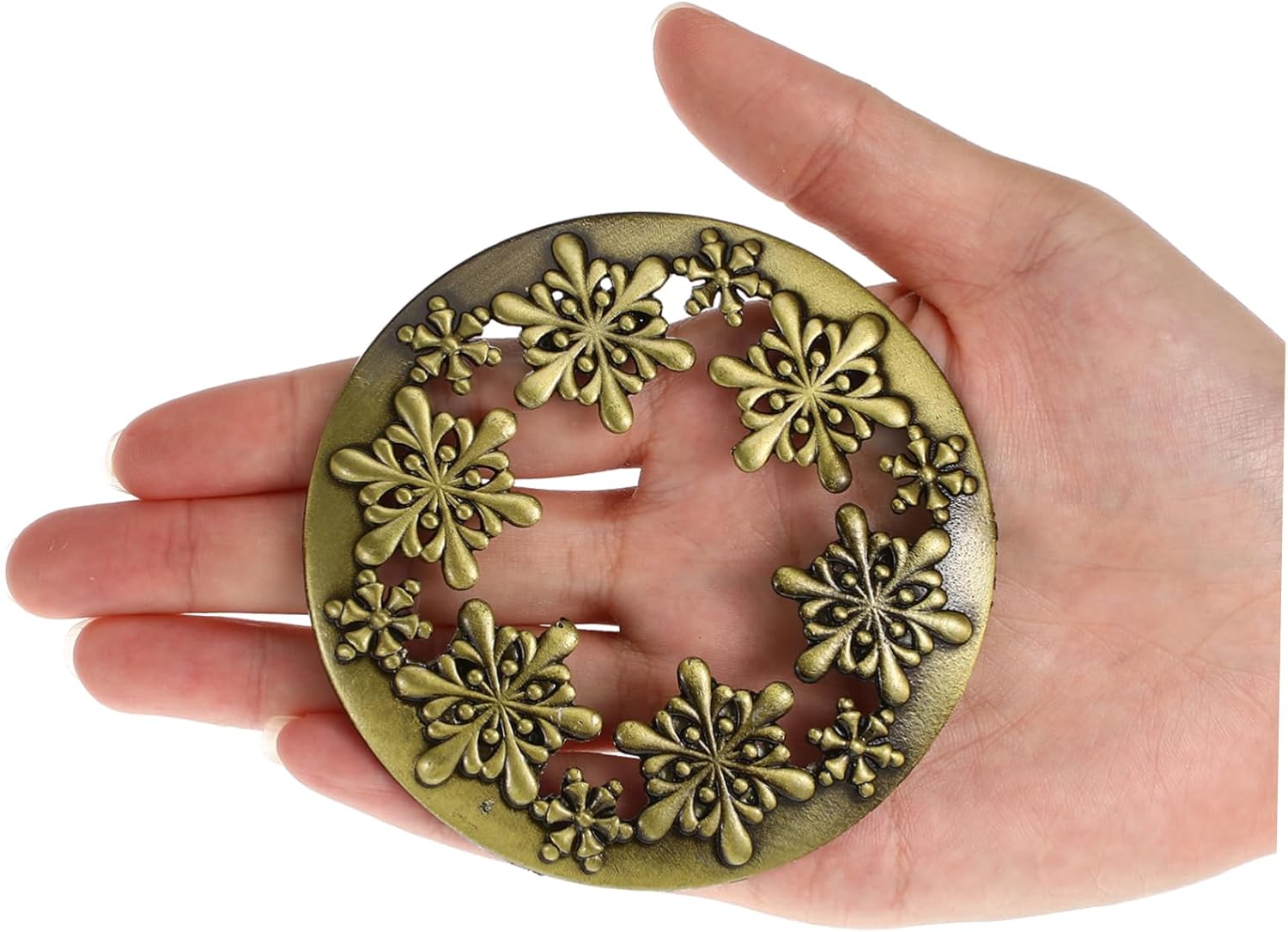 Healeved Chic Hollow Candle Cover Snowflake Design for Jar Candles