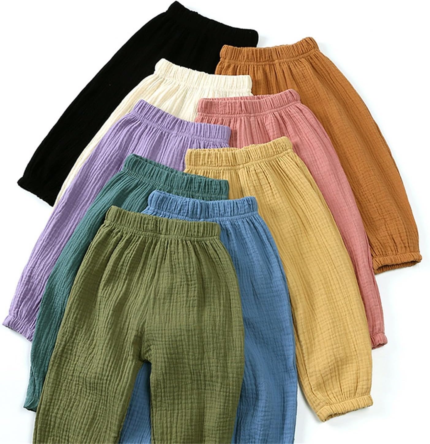 Toddler Loose Long Bloomers Pants Boy Girl Comfortable Cotton