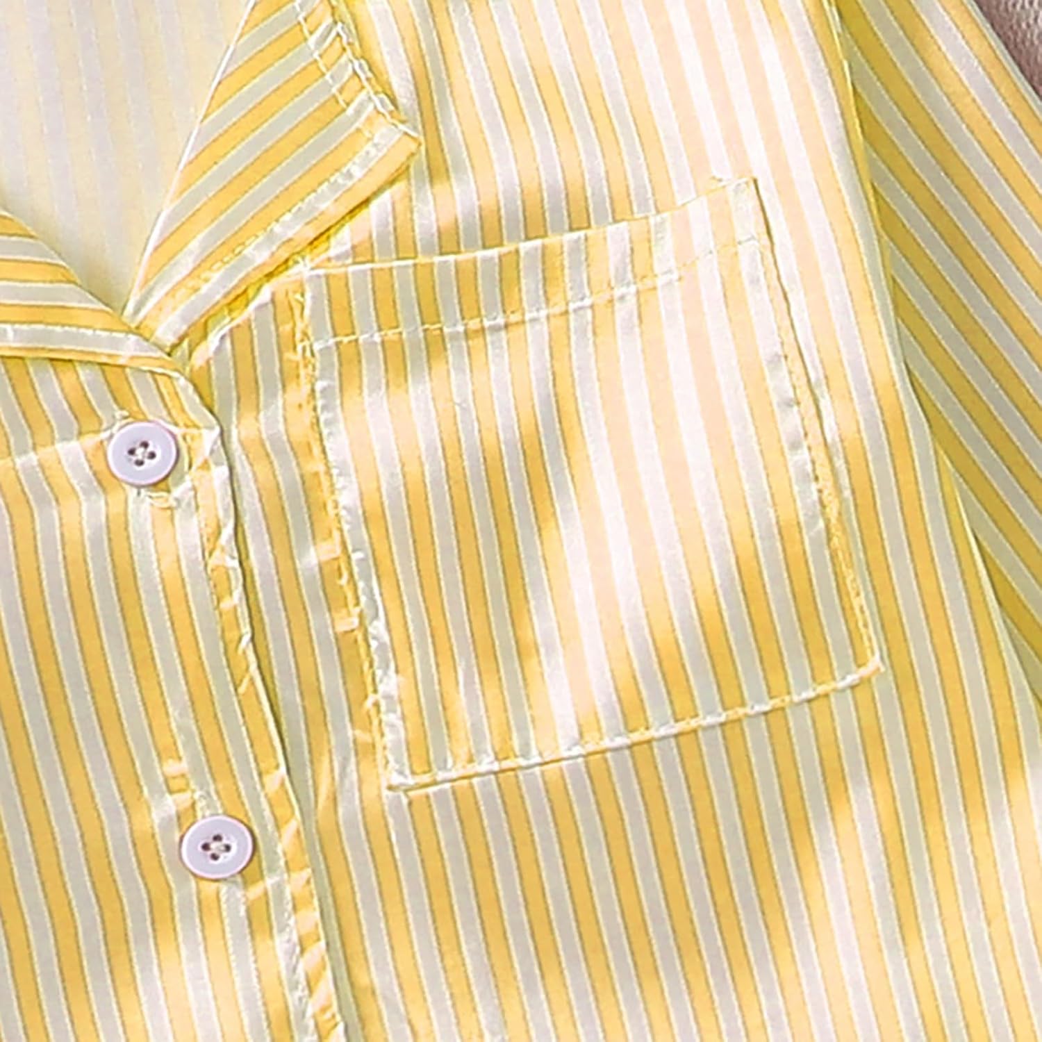Little Boy Girl Satin Pajamas Set for 9-Year-Olds