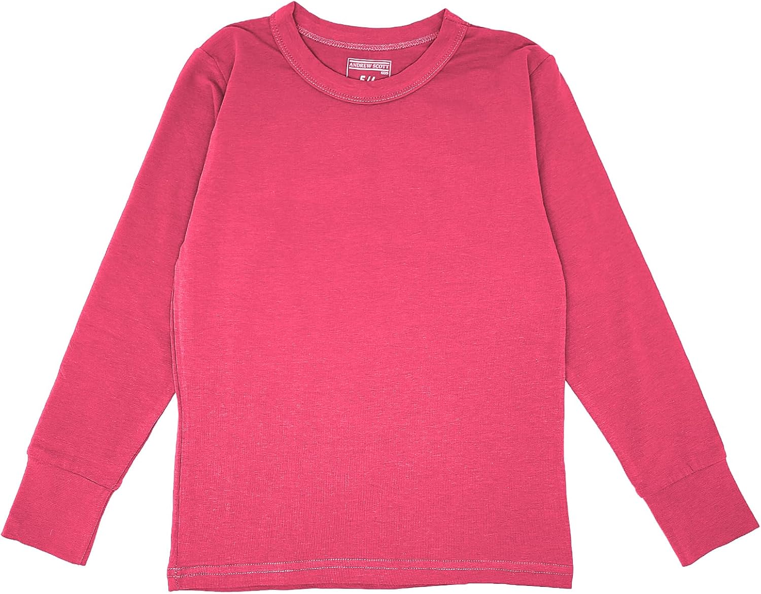 Snoozzzn 6 Pack Long Sleeve Undershirts for Girls Boys Toddler