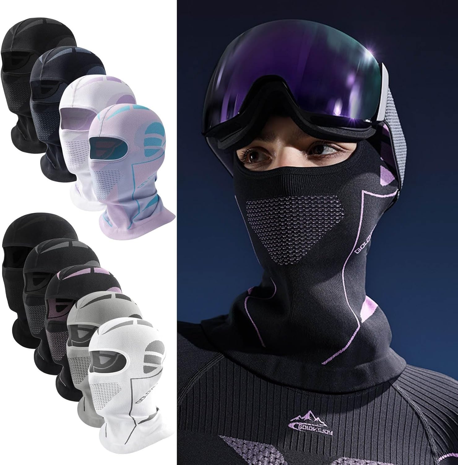 Gooddyiyukey Balaclava Ski Mask for Men and Women