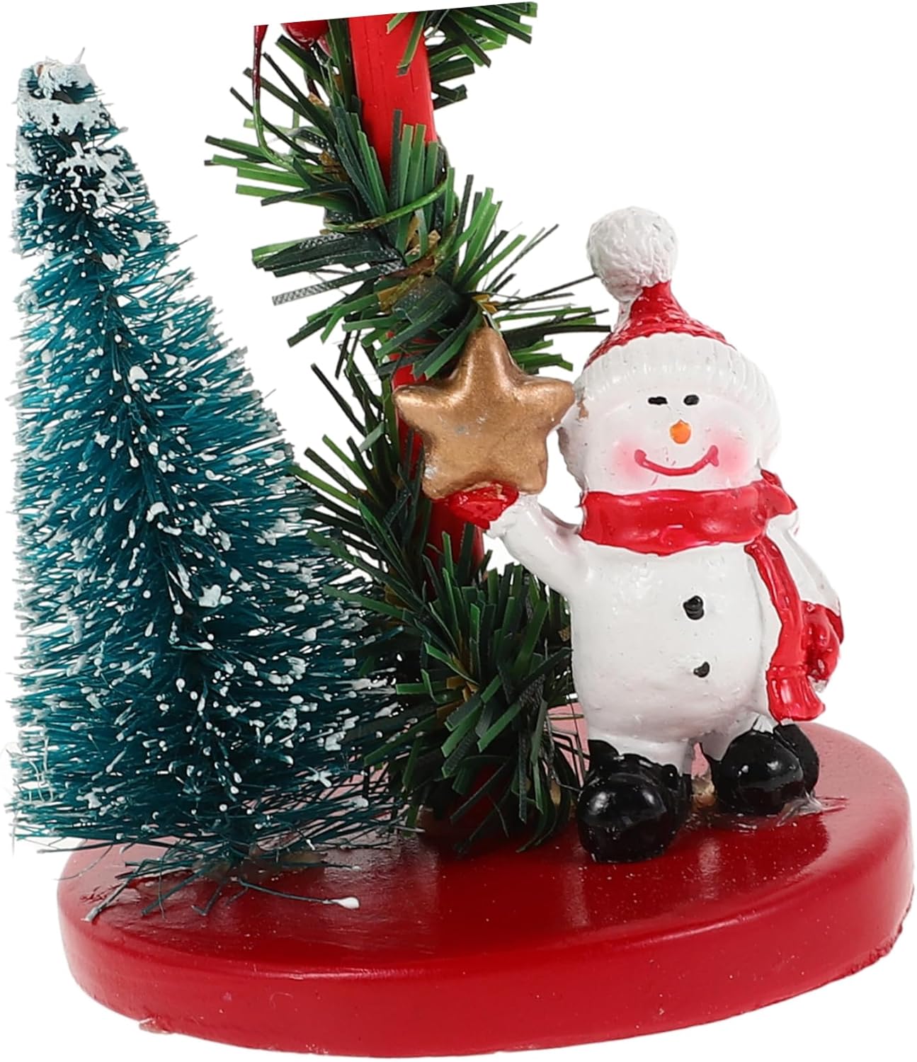 GRIRIW Christmas Snowman Candle Holder