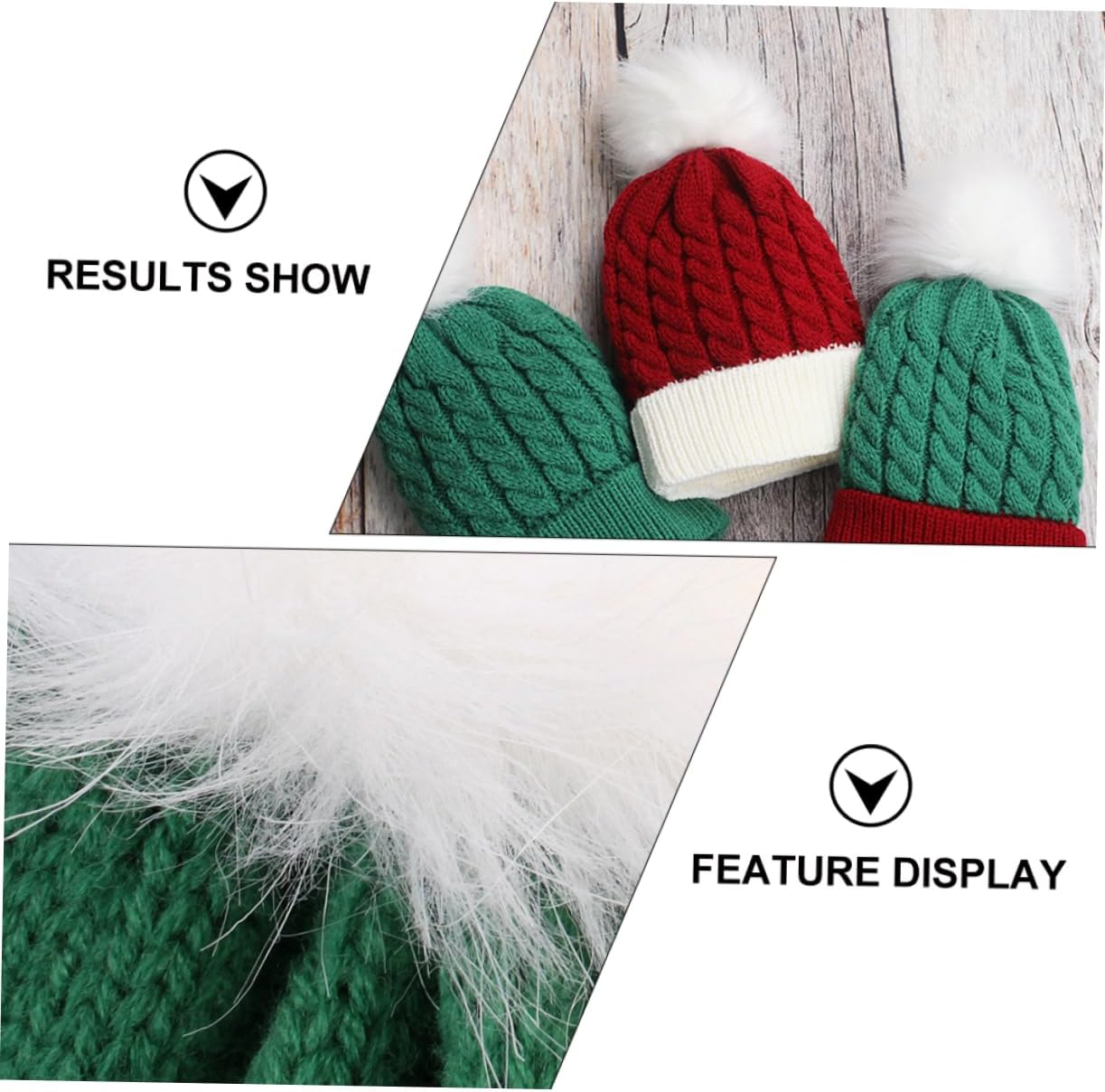 PRETYZOOM Autumn Woolen Knit Hat for Kids