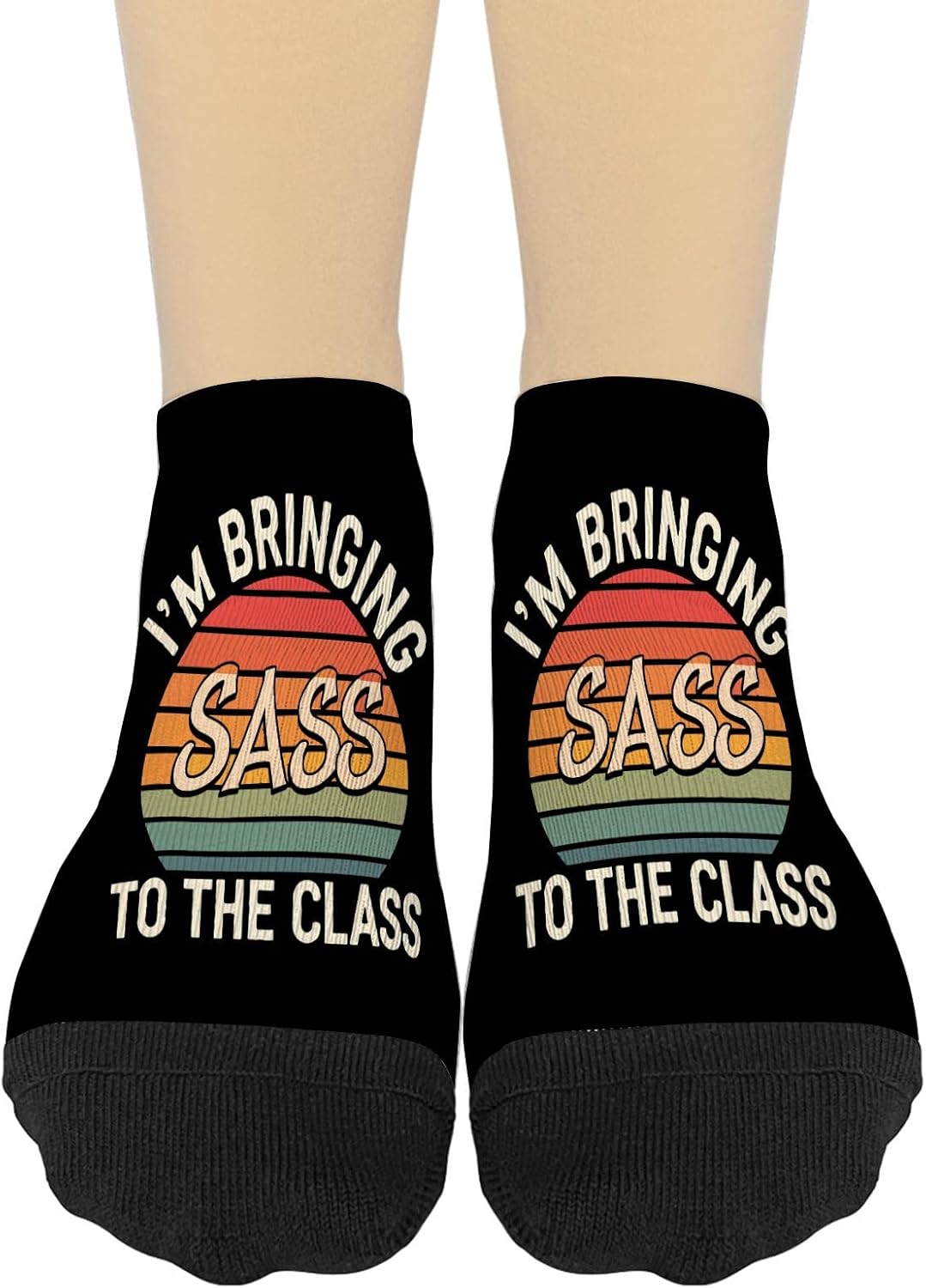 Funny Mens Athletic Socks with Cool Sayings