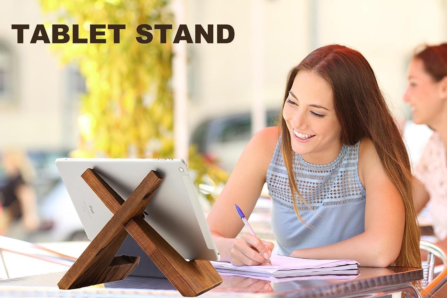 3 Pack Plate Stand Display - 65 Inch Wooden Easel Holder