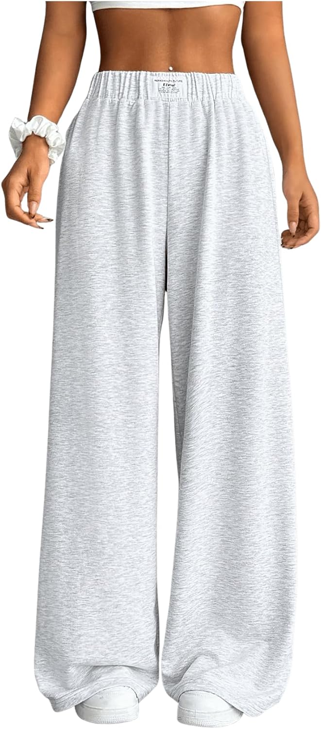 SOLY HUX Girls Wide Leg Sweatpants with Pockets