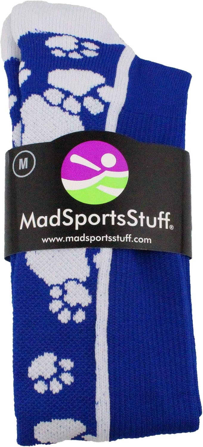 MadSportsStuff Crazy Paw Socks for Sports Lovers