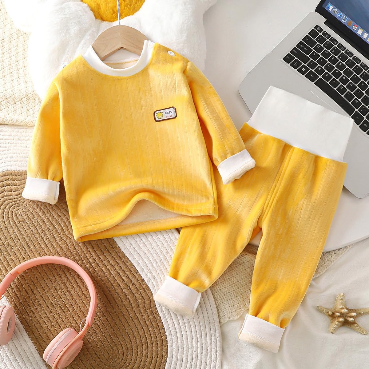 Soft Thermal Underwear Set for Baby Boys and Girls 1