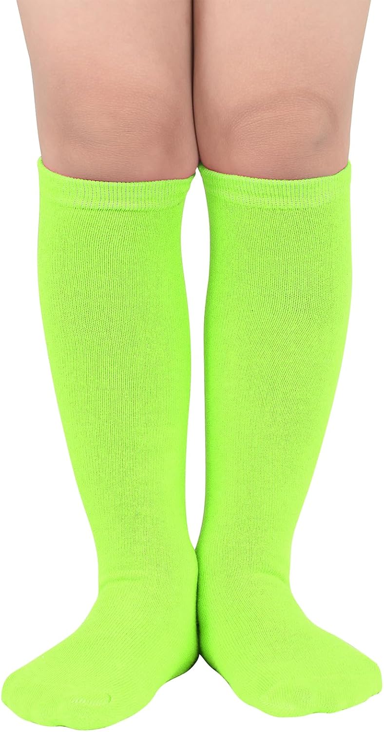 American Trends Kids Soccer Socks with Three Stripes for 1-9 Years