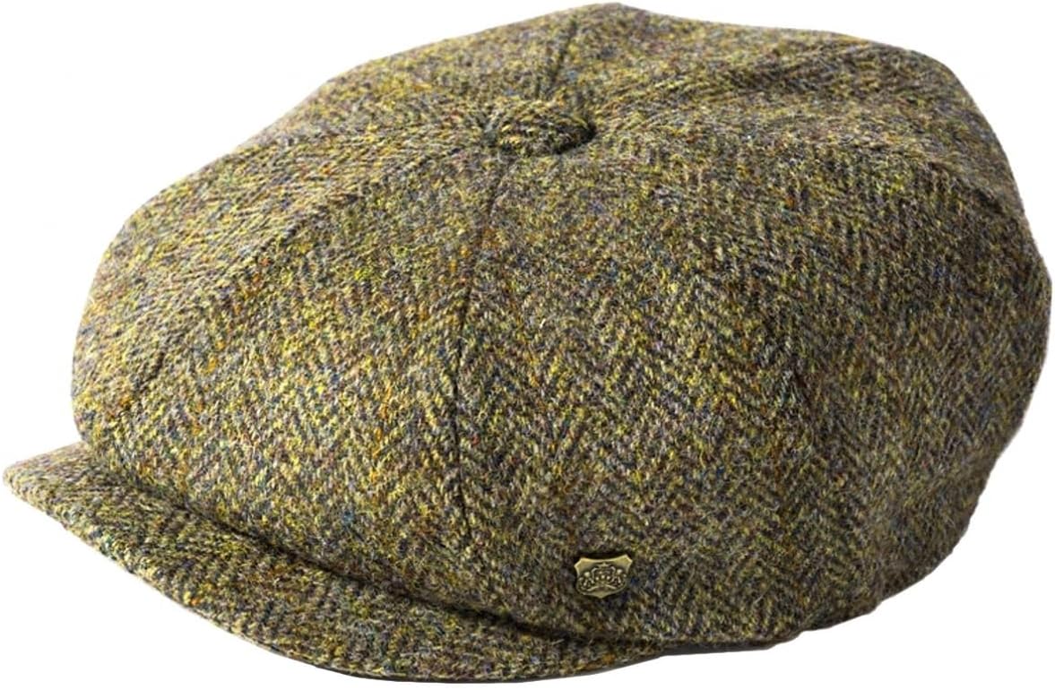 Failsworth Baker Boy Cap in Pattern 2013 - Brown Large