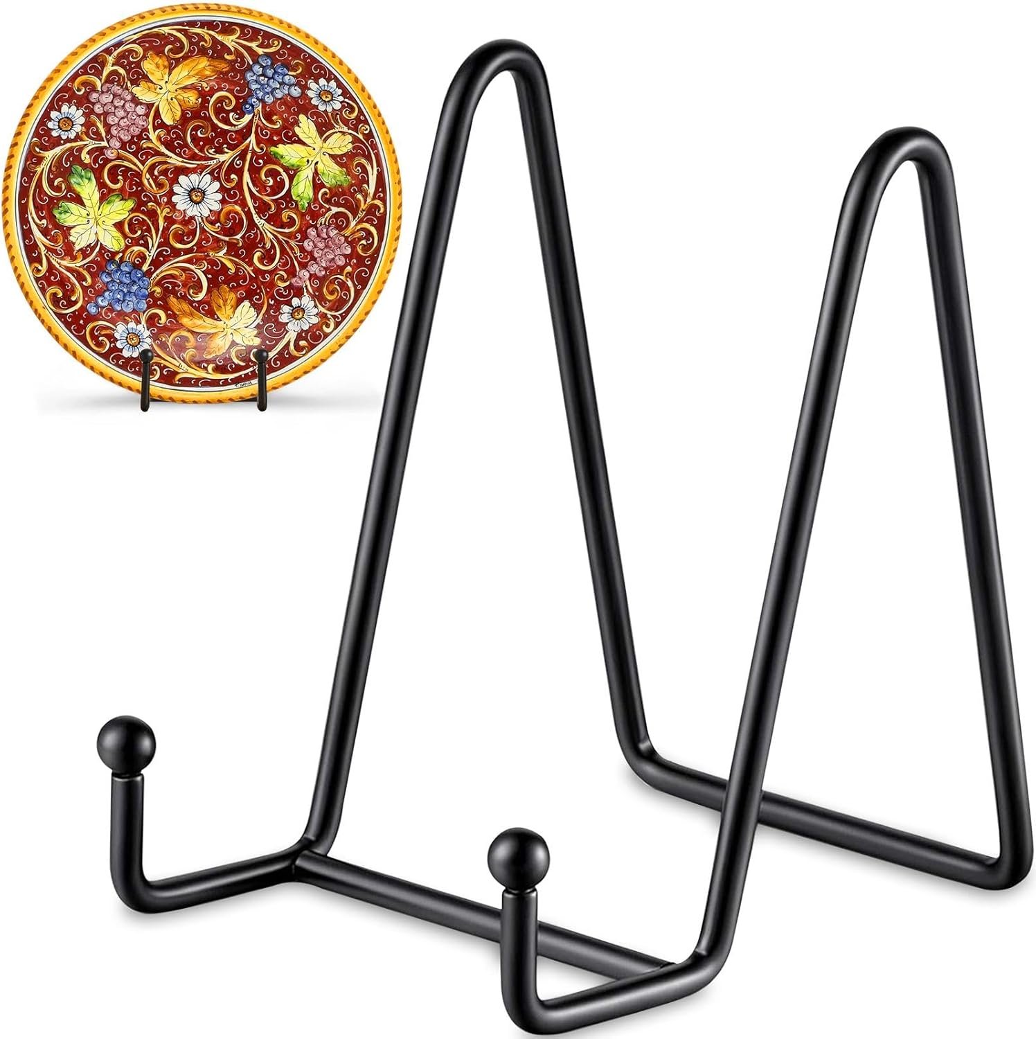 FENYUAN 3 Pack 4 Inch Plate Holders Metal Easels