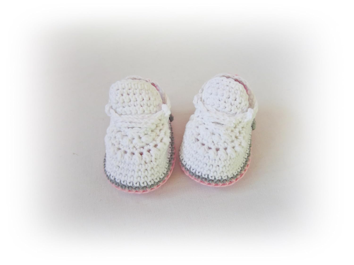 Handmade Crochet Baby Shoes for Newborns 0-3 Months