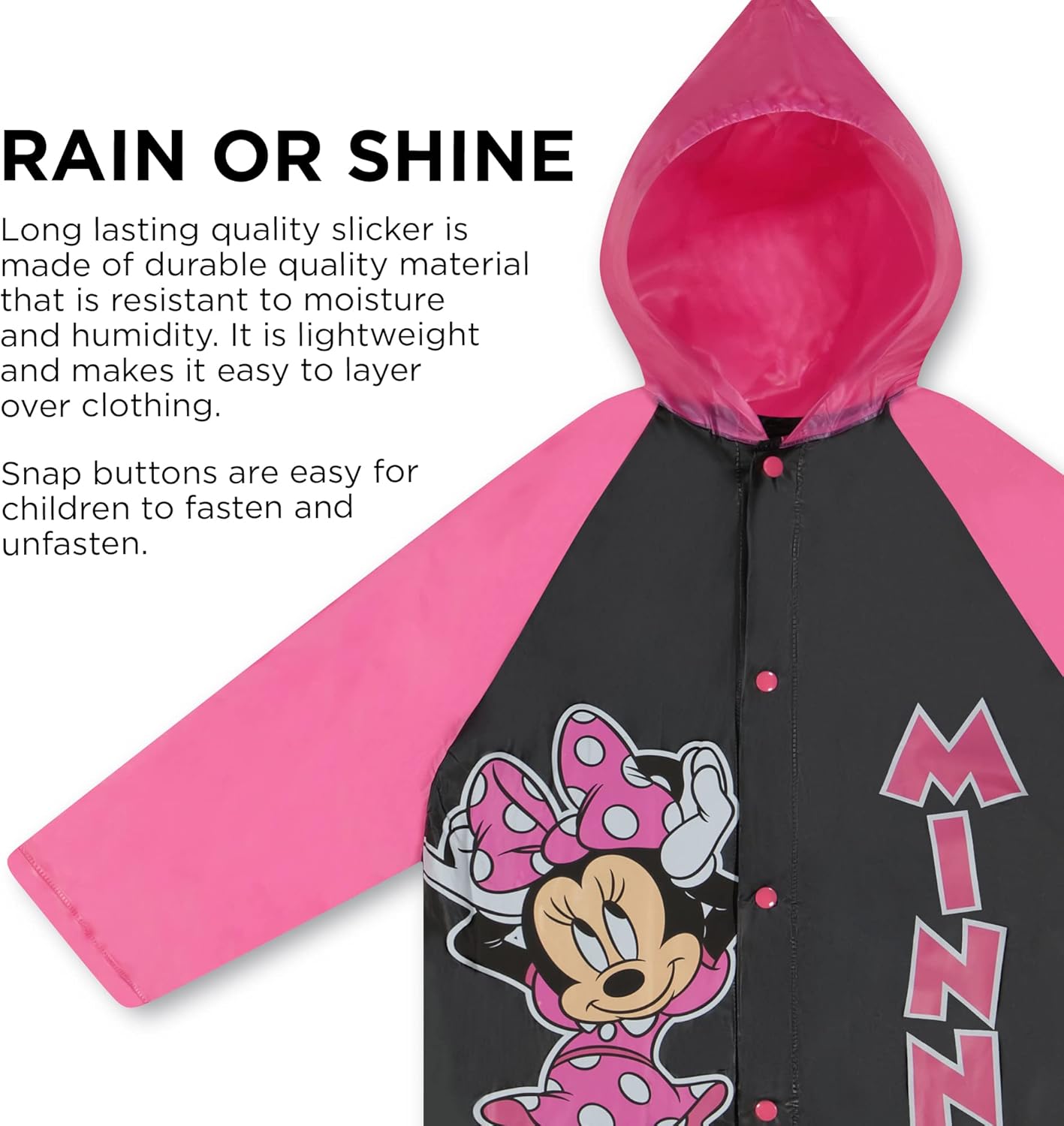 Disney Kids Umbrella and Slicker Set for Ages 2-7