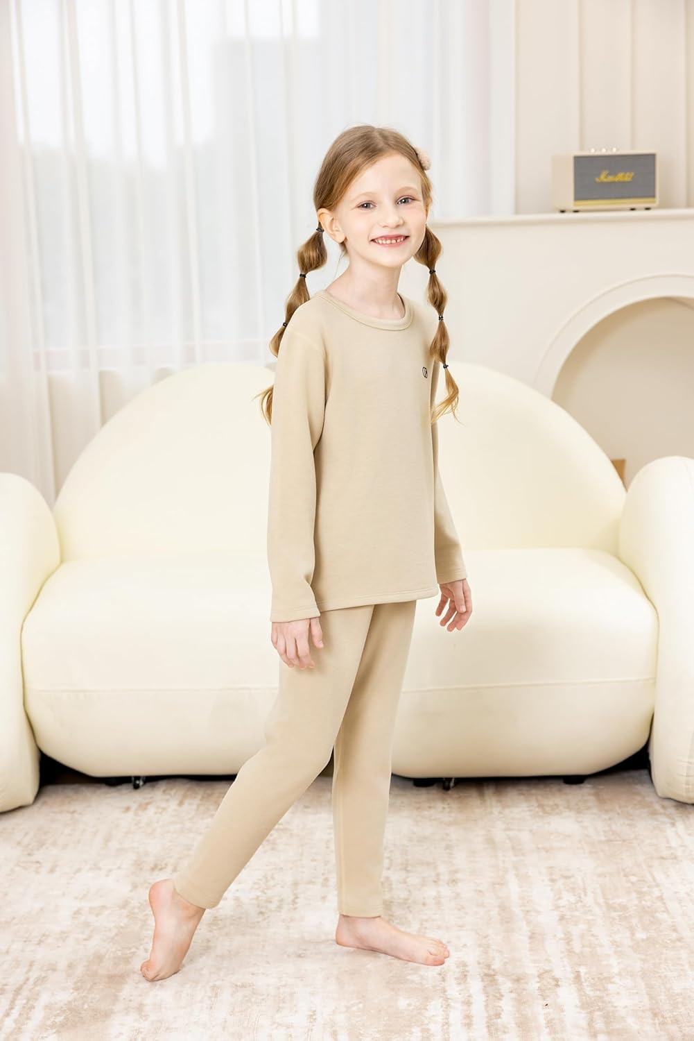 Beno Tiger Girls Thermal Underwear Set 1