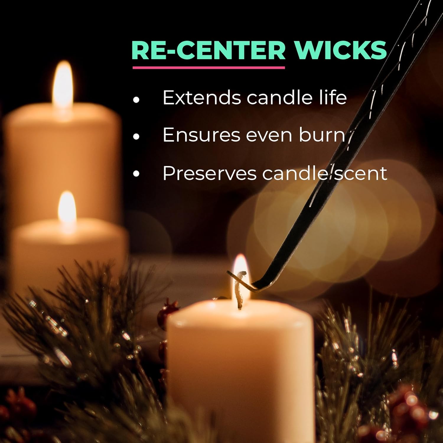 VViViD 3 in 1 Candle Accessory Set