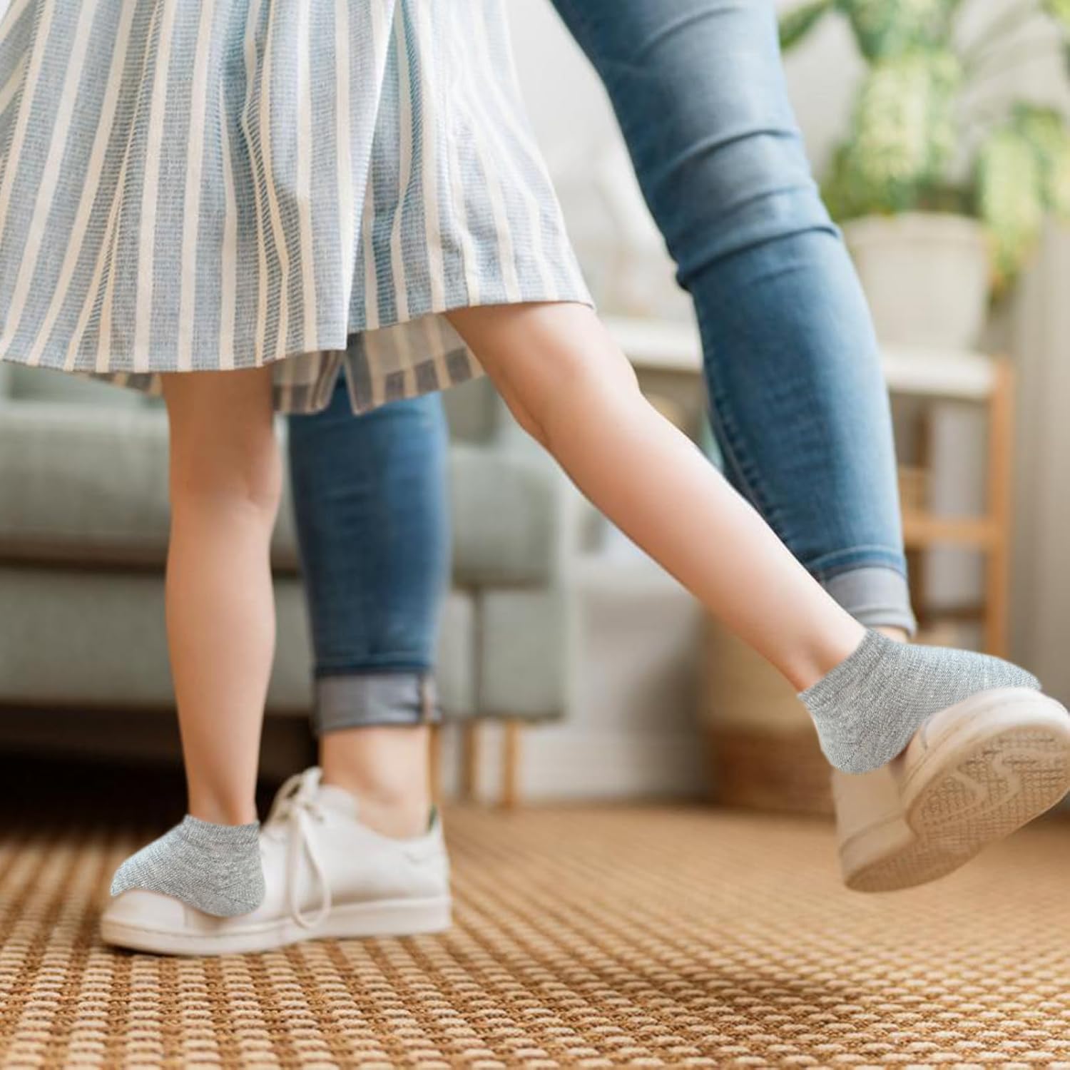 24 Pairs Kids Ankle Socks for Boys Girls