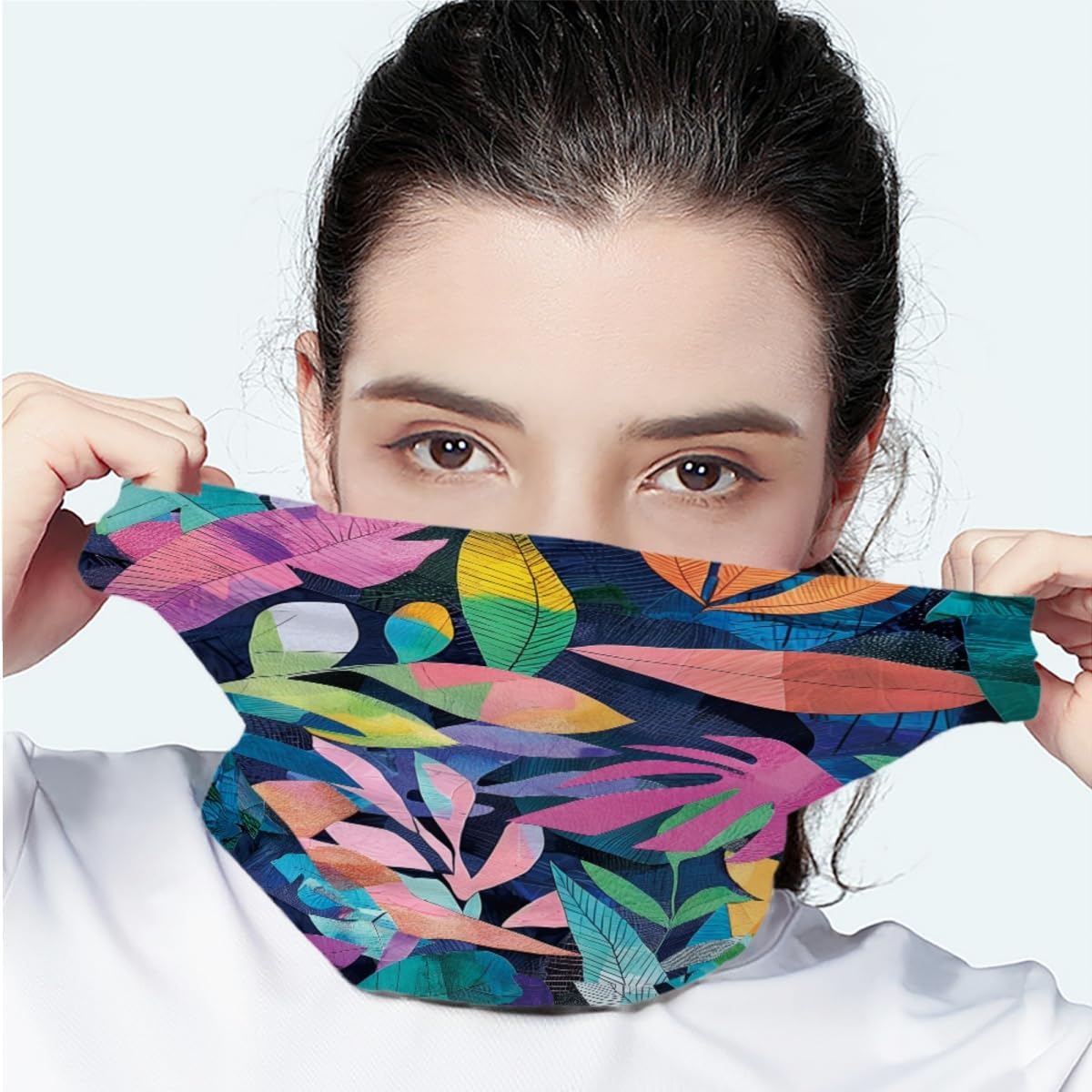 DUOLIFU 3D British Flag Face Scarf Balaclava