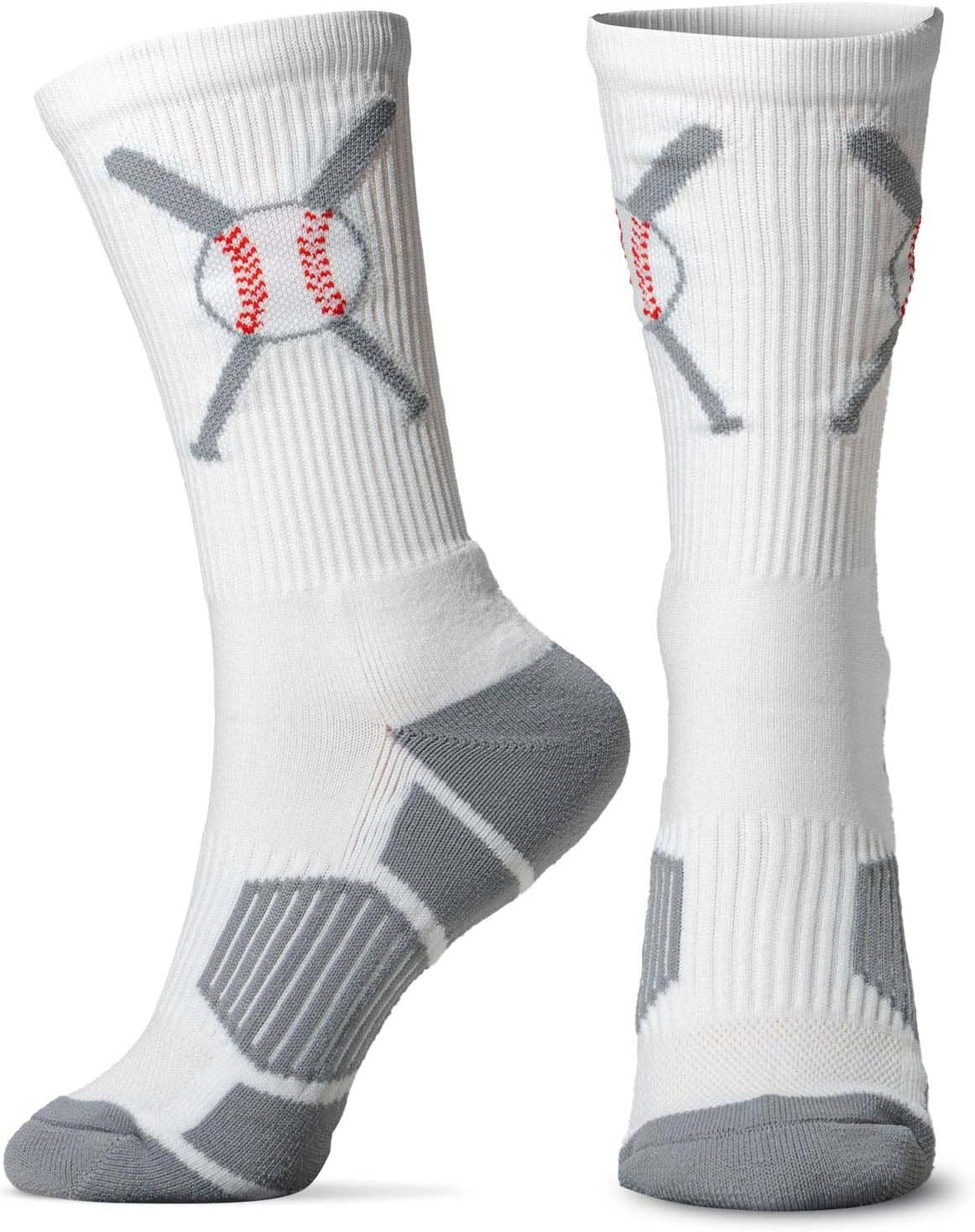 ChalkTalkSPORTS Baseball Crew Socks Set of 3 - Youth Adult