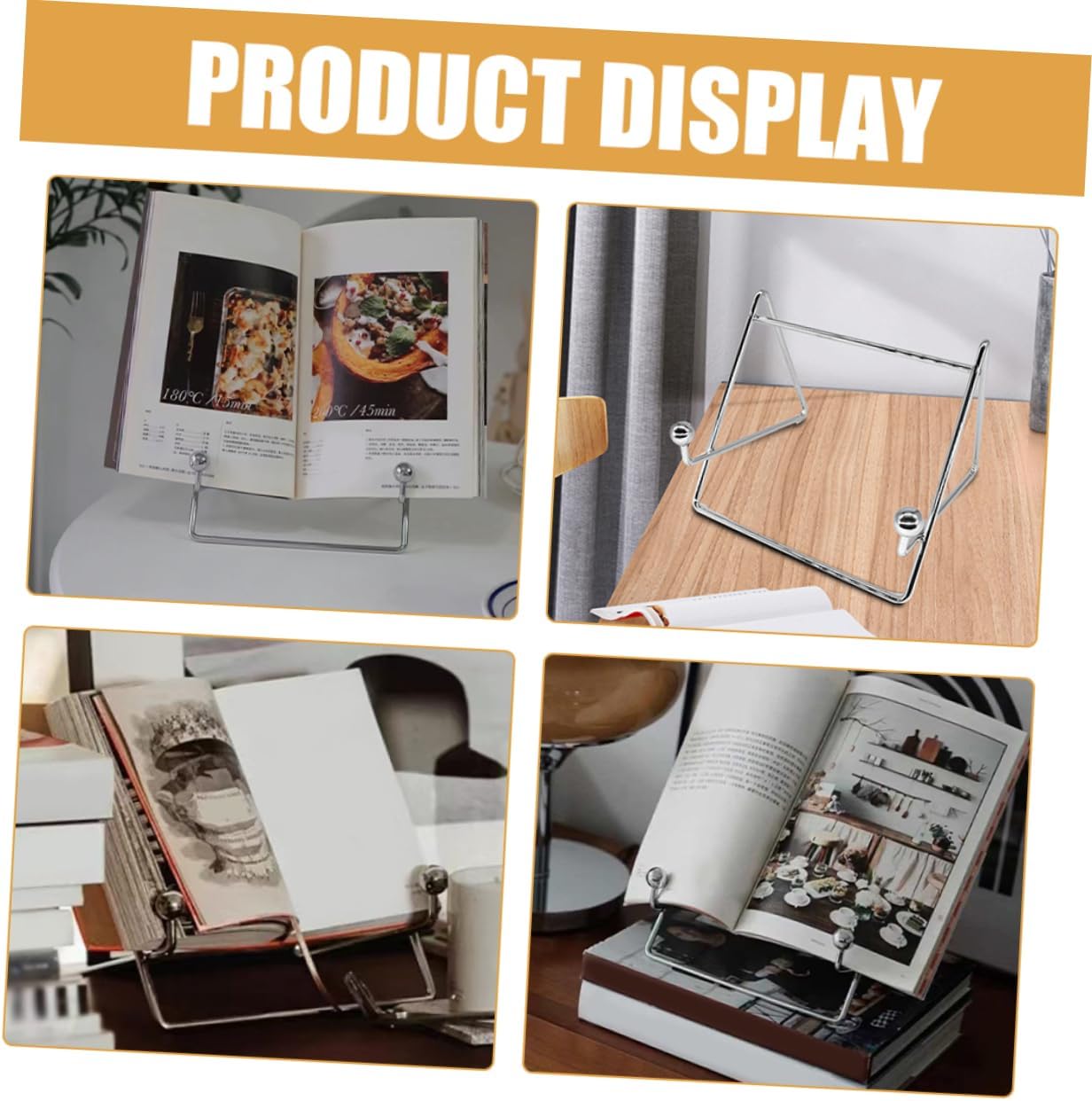 VOSAREA Iron Easel Display Stand for Home Decor