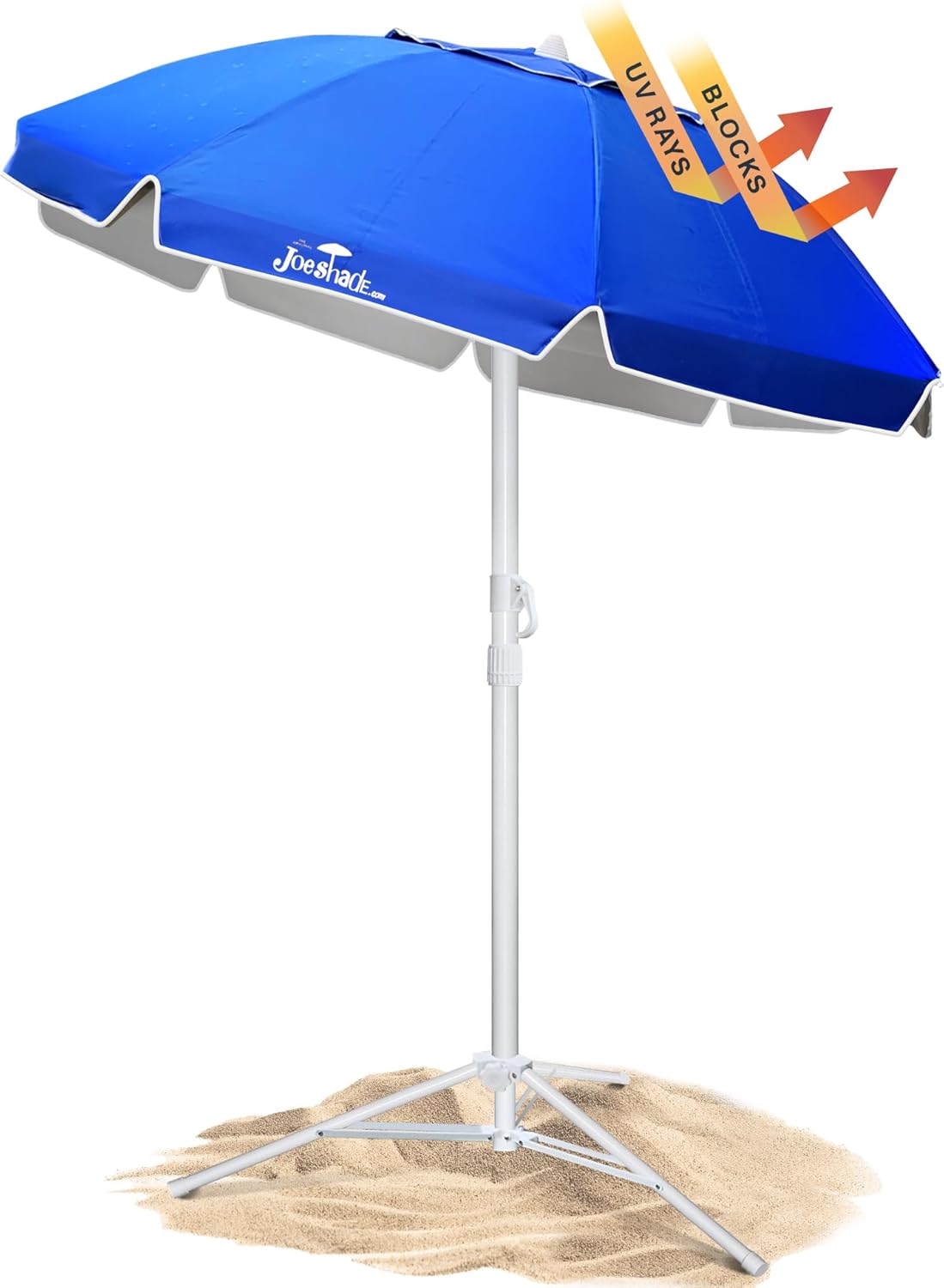 Portable UV Sun Shade Umbrella with Tripod Stand Blue
