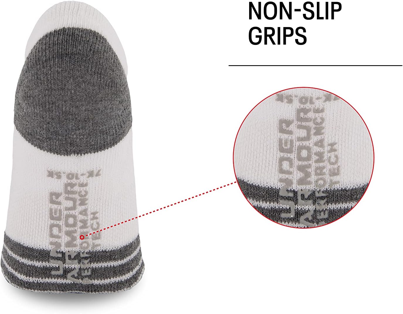 Under Armour Girls Cool Moisture-Wicking Socks