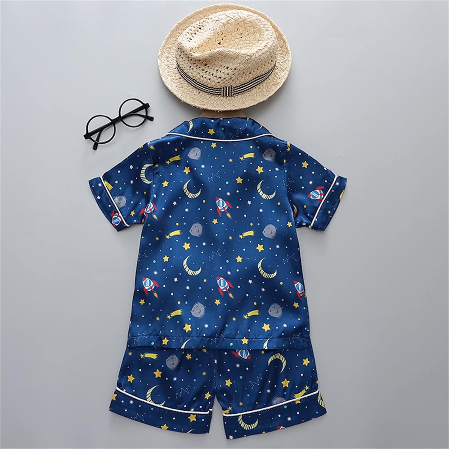 Unisex Pajama Set - Soft Silk Nighty for Kids
