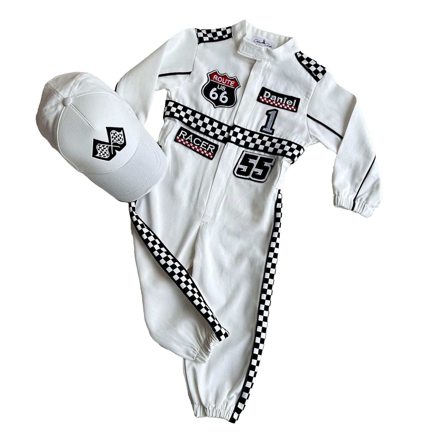 Handmade Race Car Driver Costume for Toddlers - 3T