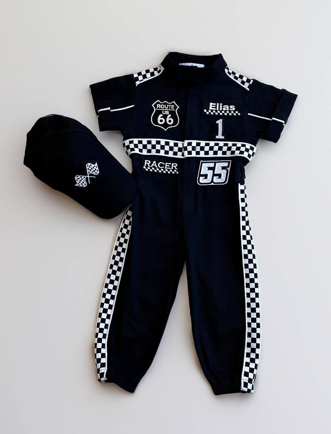 Handmade Race Car Driver Costume for Toddlers - 12-18 Months