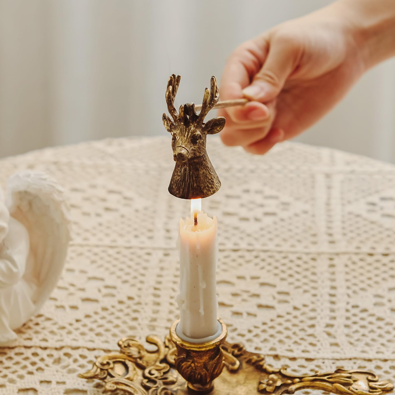 Nikky Home Candle Snuffer with Deer Design 1