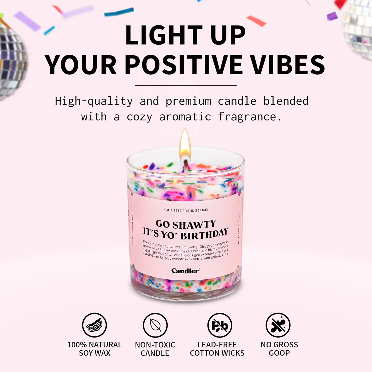 Birthday Cake Scented Candle - Candier by Ryan Porter 1