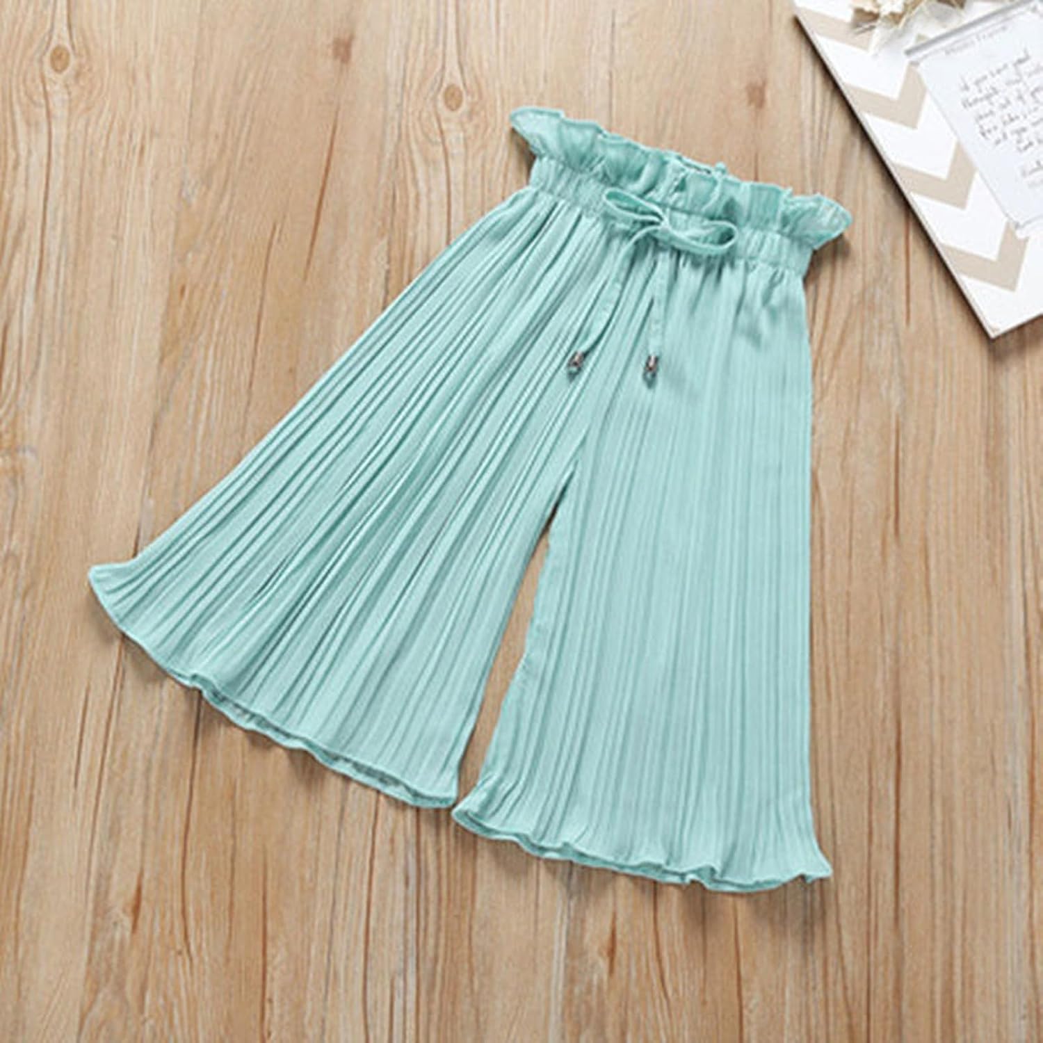 Toddler Girls Summer Sunflower Chiffon Ruched Outfit Set