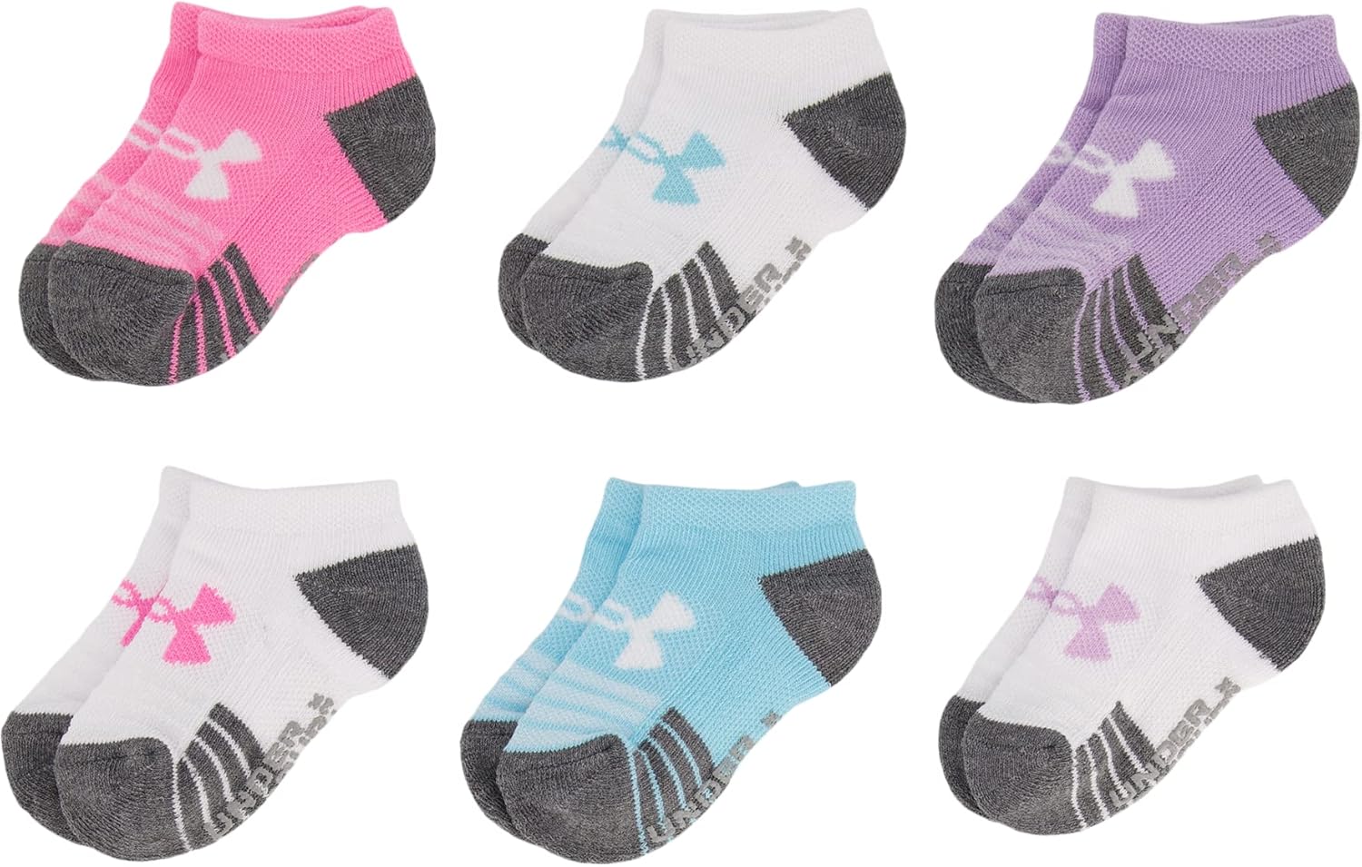 Under Armour Girls Cool Moisture-Wicking Socks