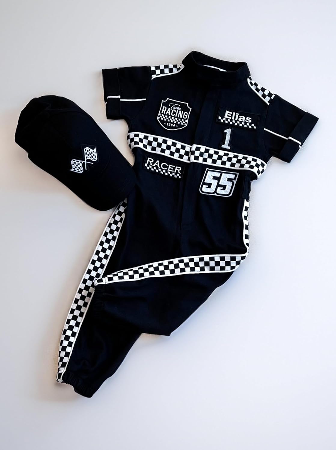 Handmade Race Car Driver Costume for Toddlers - 12-18 Months