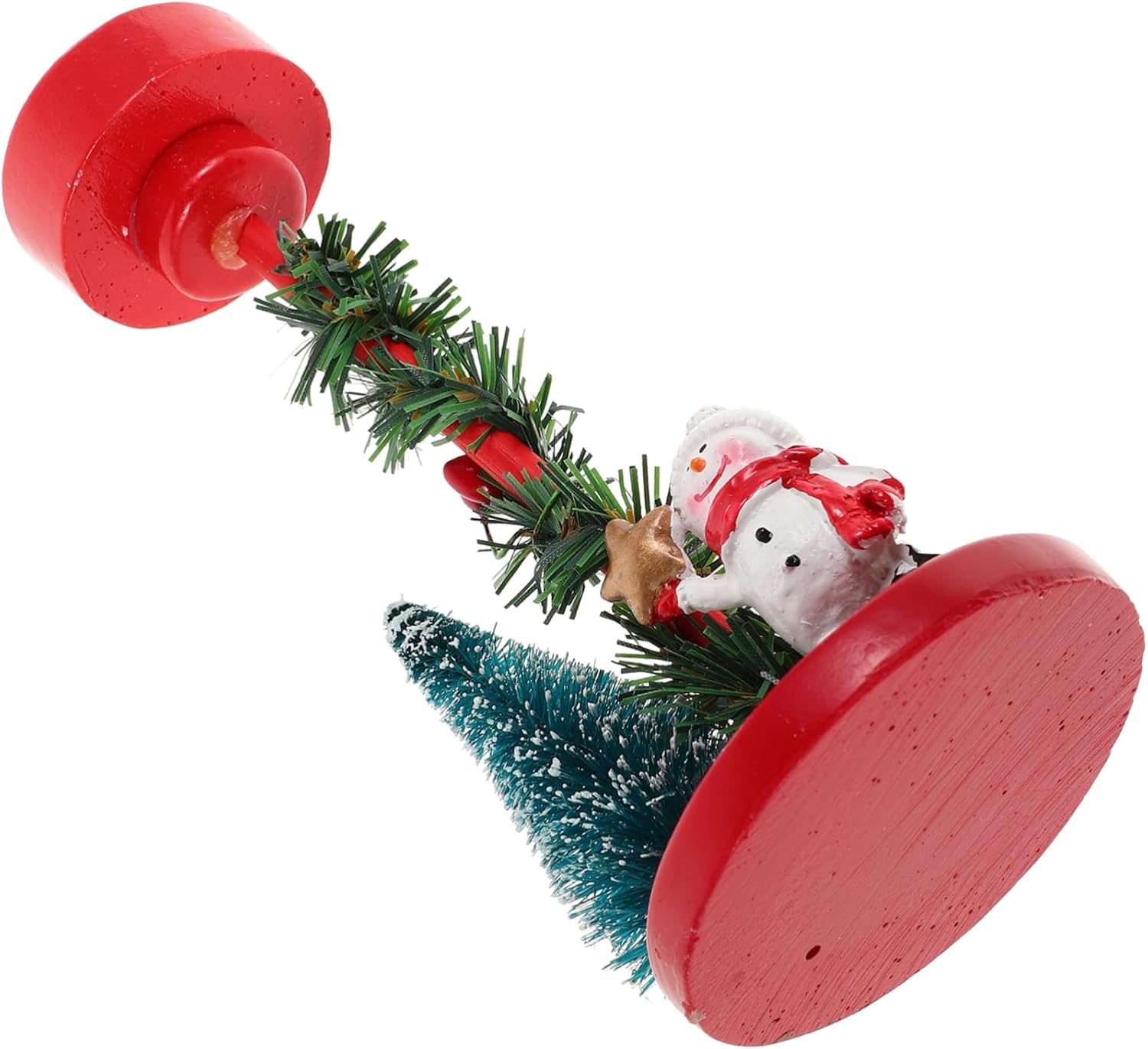 GRIRIW Christmas Snowman Candle Holder