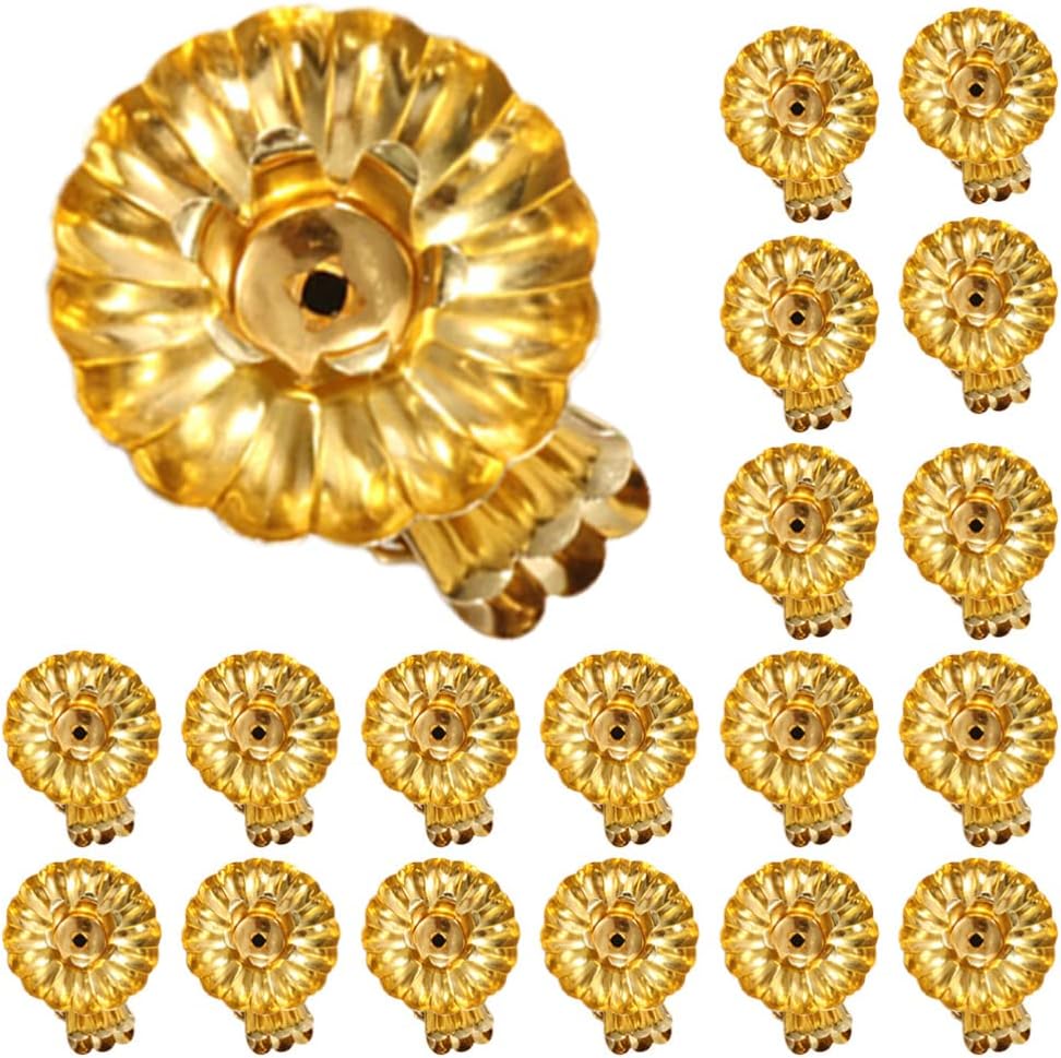 Uonlytech 20pcs Christmas Candle Holders Modern Metal Style