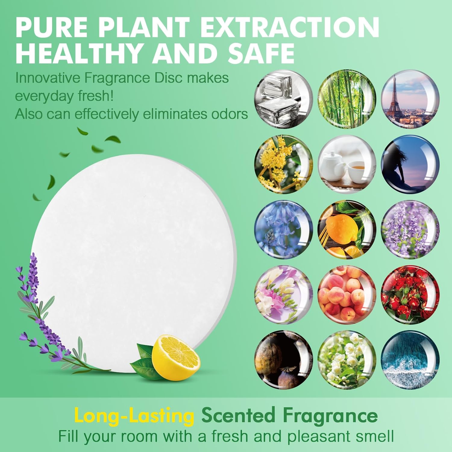 45 Pcs Fragrance Discs for Towel Warmers - 15 Unique Scents