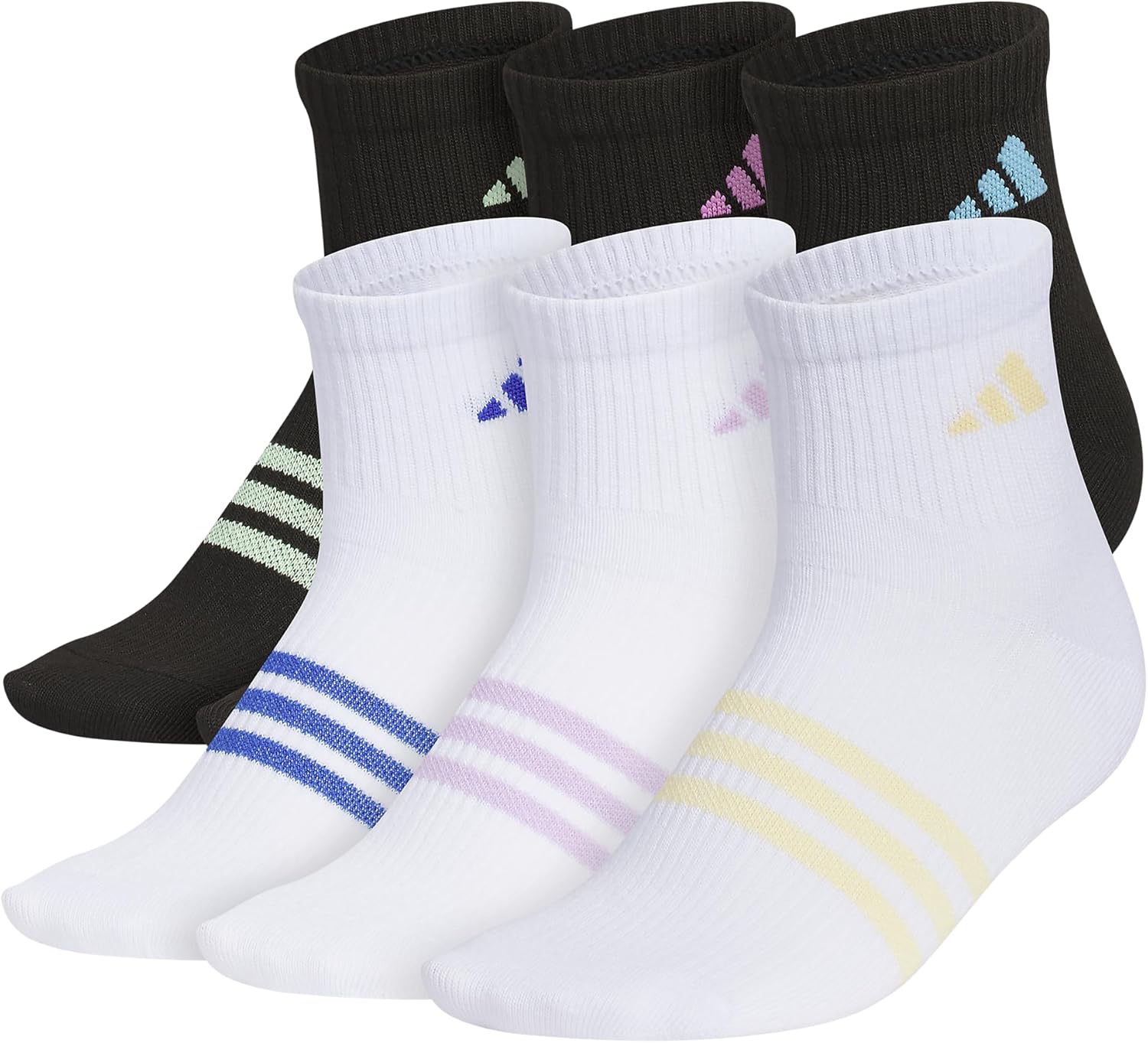 adidas Kids Superlite 30 Athletic Socks 6-Pair