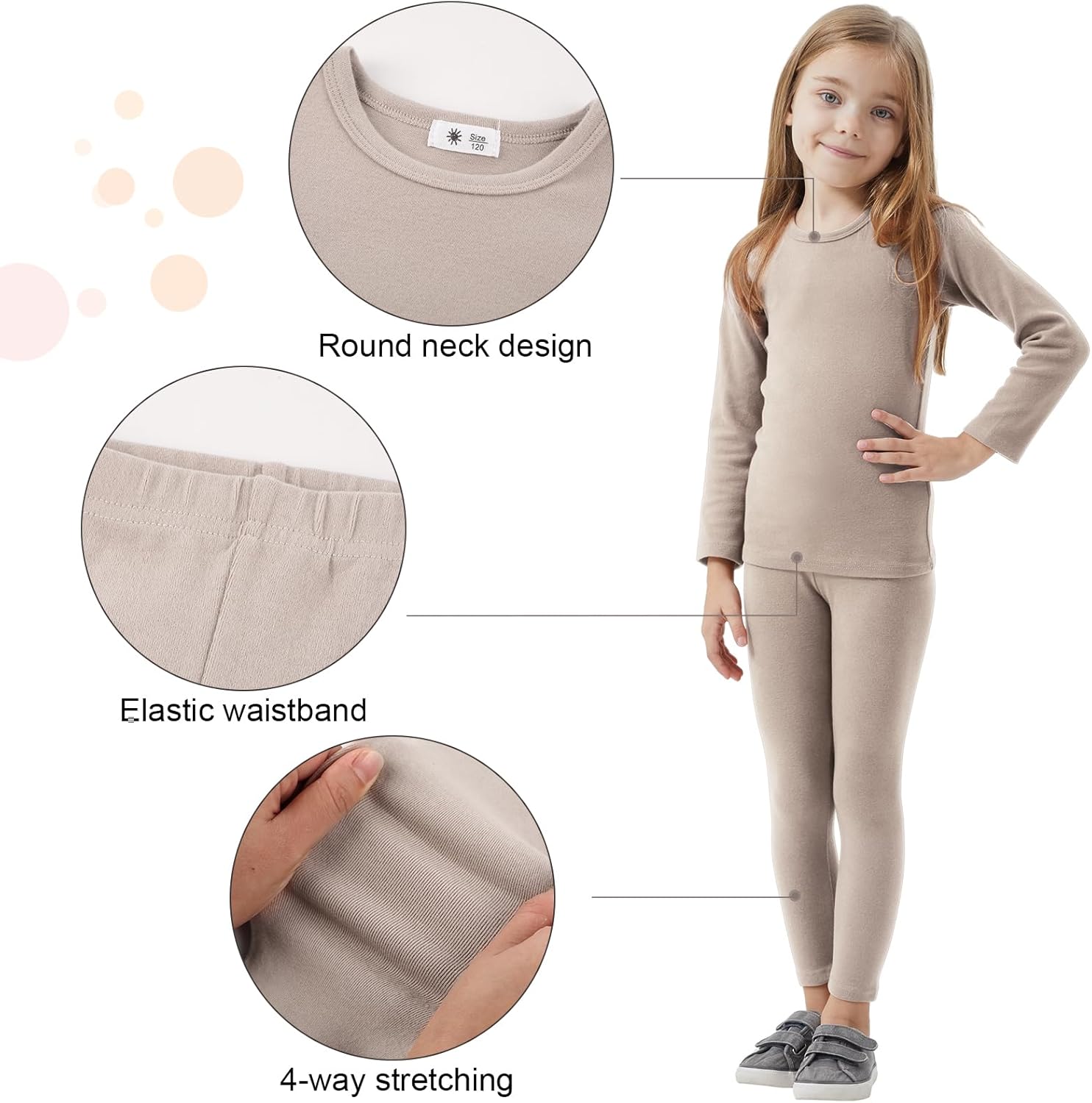 Silkfly 3 Set Kids Thermal Underwear Winter Set
