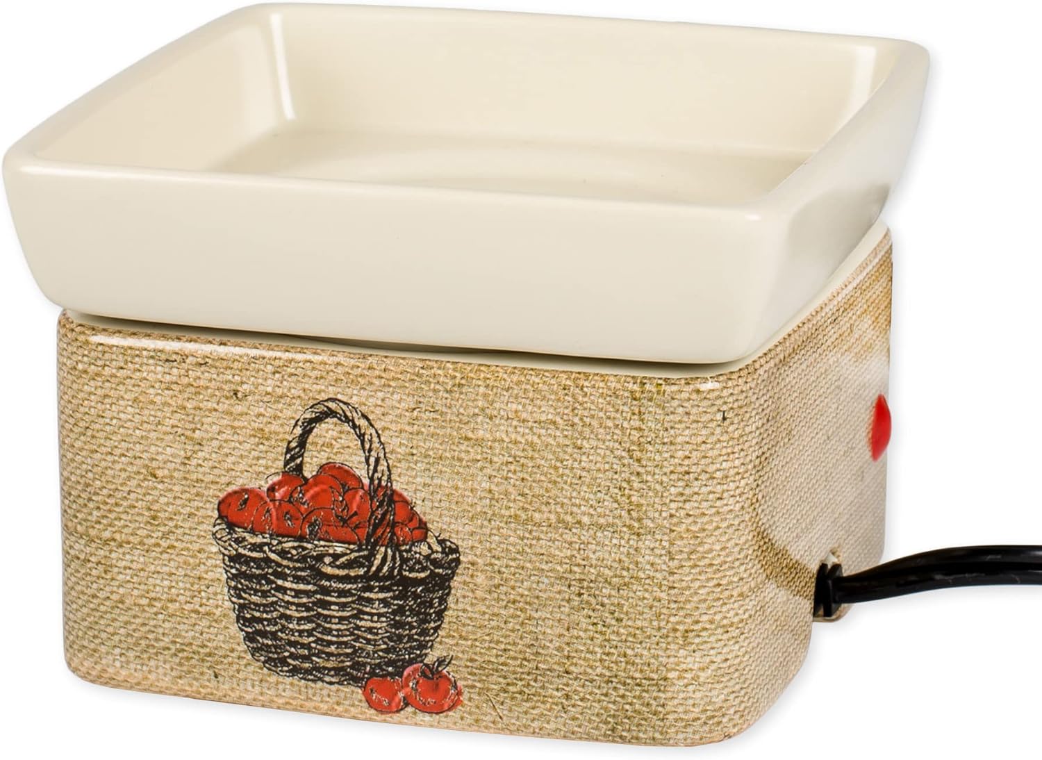 Elanze Designs I Love You Apples Jar Candle Wax Tart Warmer